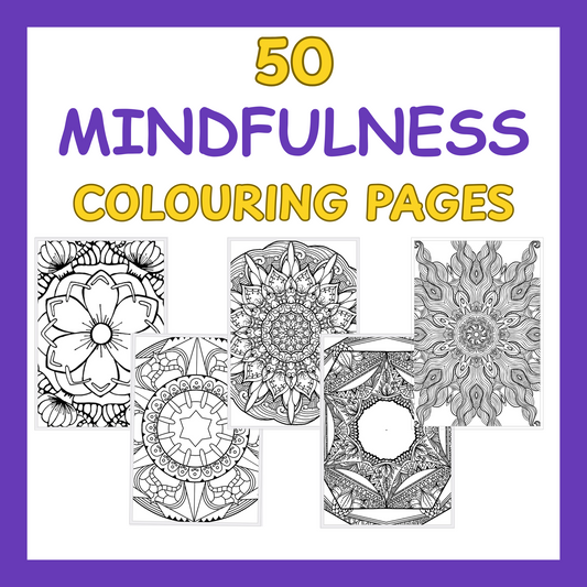 50 Mindfulness Colouring EBook