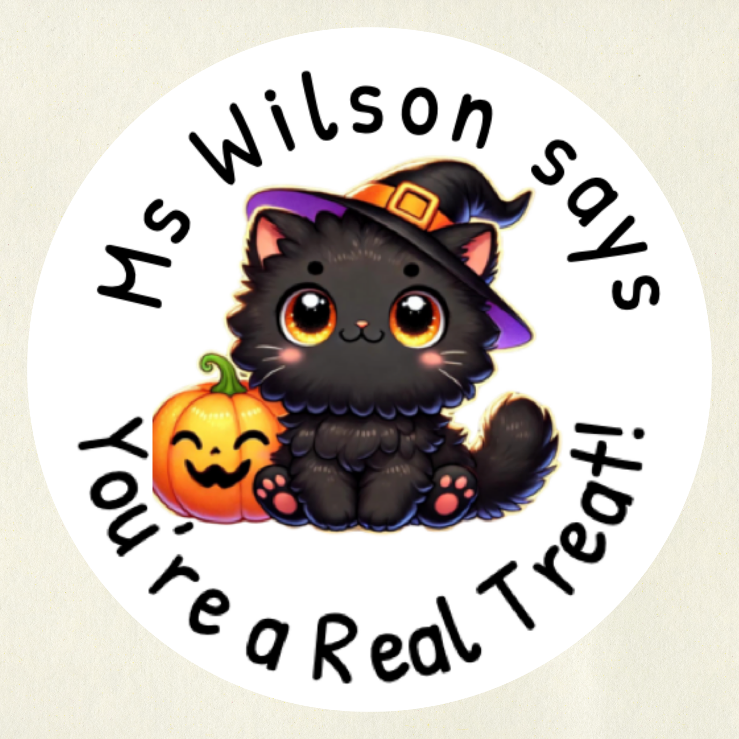 Personalised Halloween Reward Stickers (Set 2) | 6 Colours & 10 Scents | Smelly Stickers