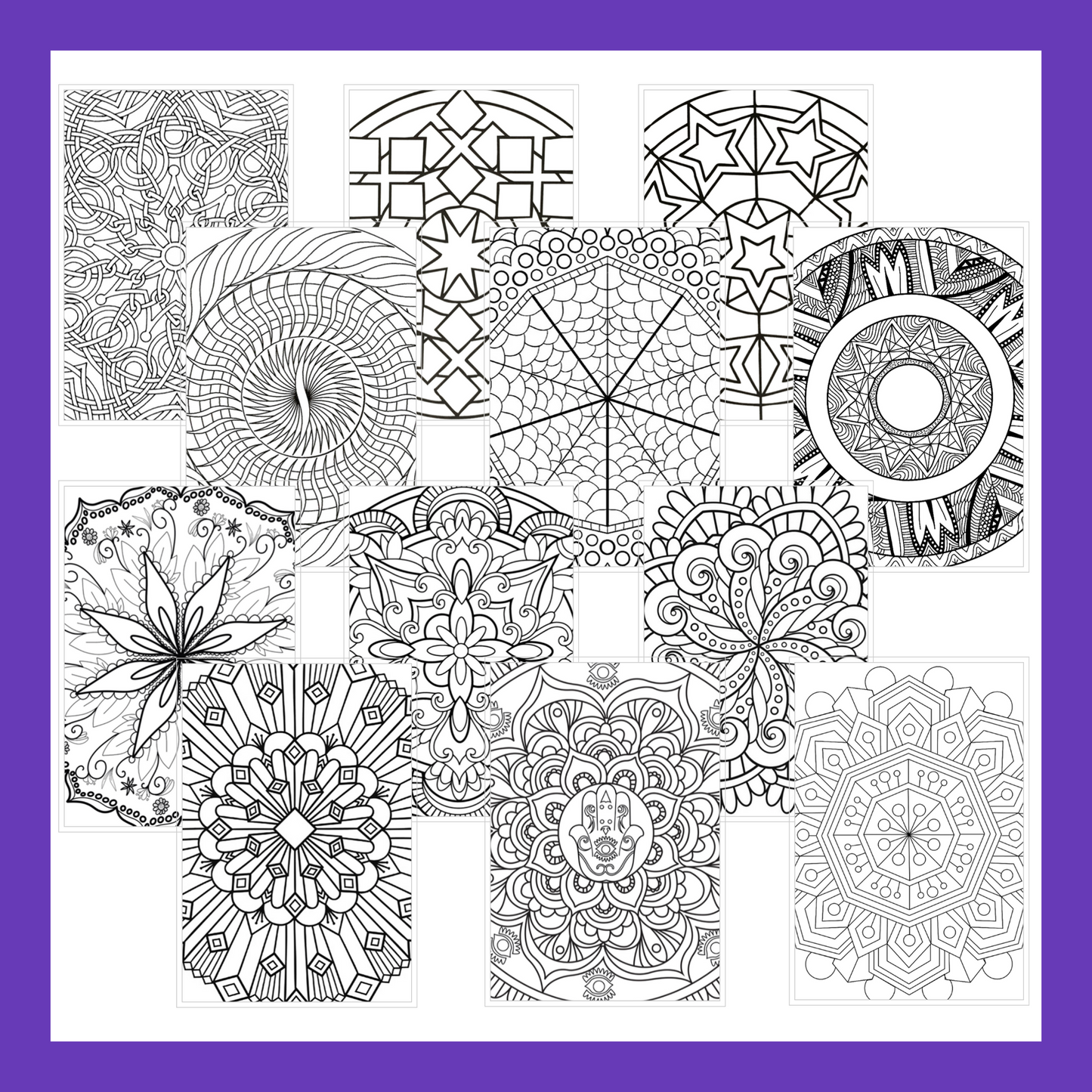 50 Mindfulness Colouring EBook