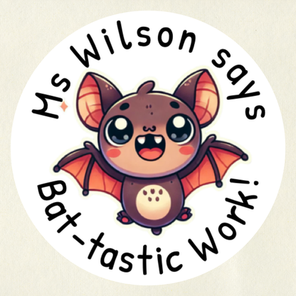 Personalised Halloween Reward Stickers (Set 2) | 6 Colours & 10 Scents | Smelly Stickers