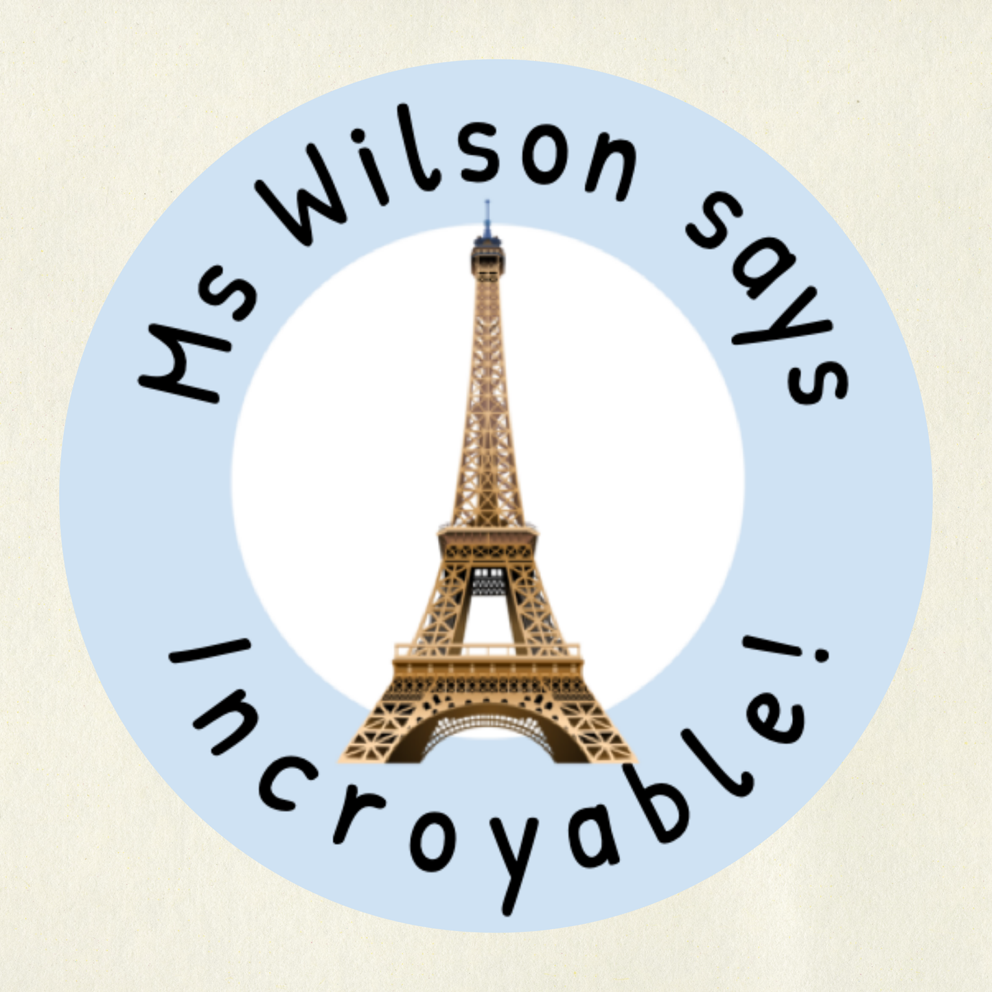 Personalised French Language Reward Stickers (Set 4) | 6 Colours & 10 Scents | Smelly Stickers