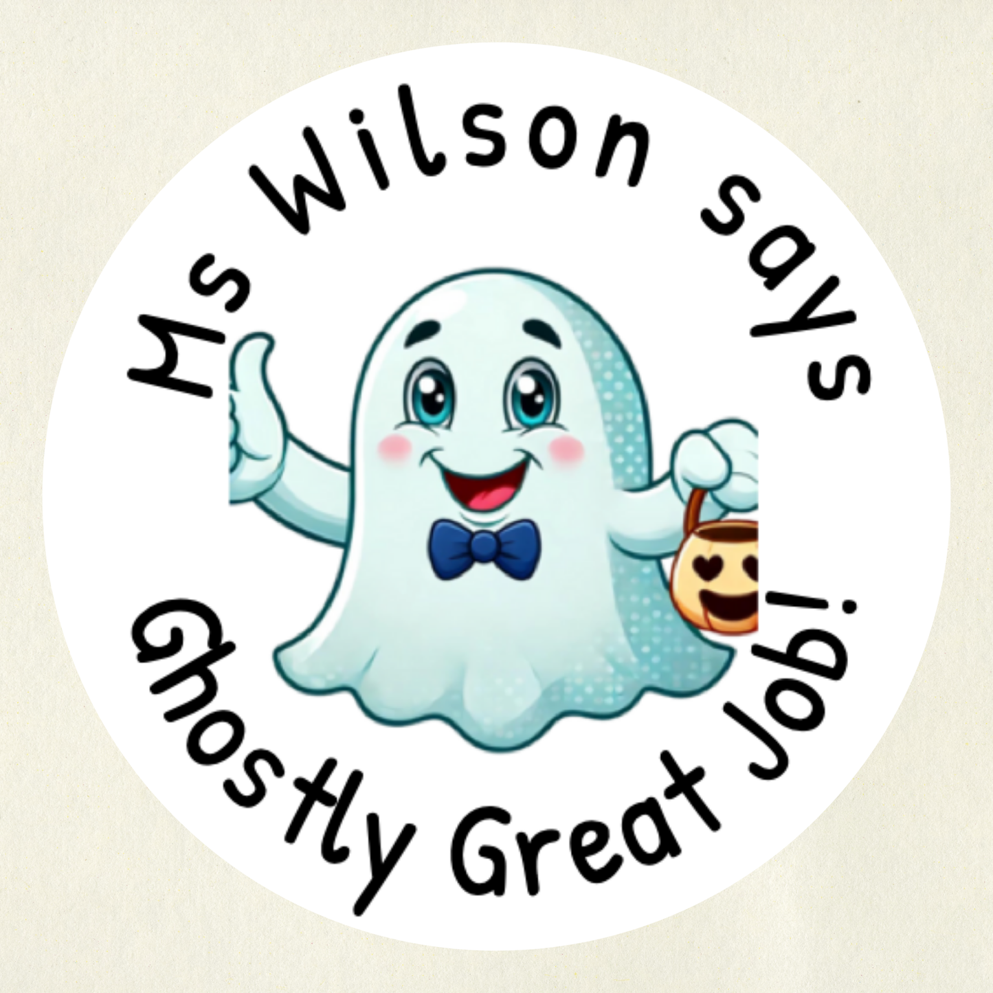 Personalised Halloween Reward Stickers (Set 2) | 6 Colours & 10 Scents | Smelly Stickers