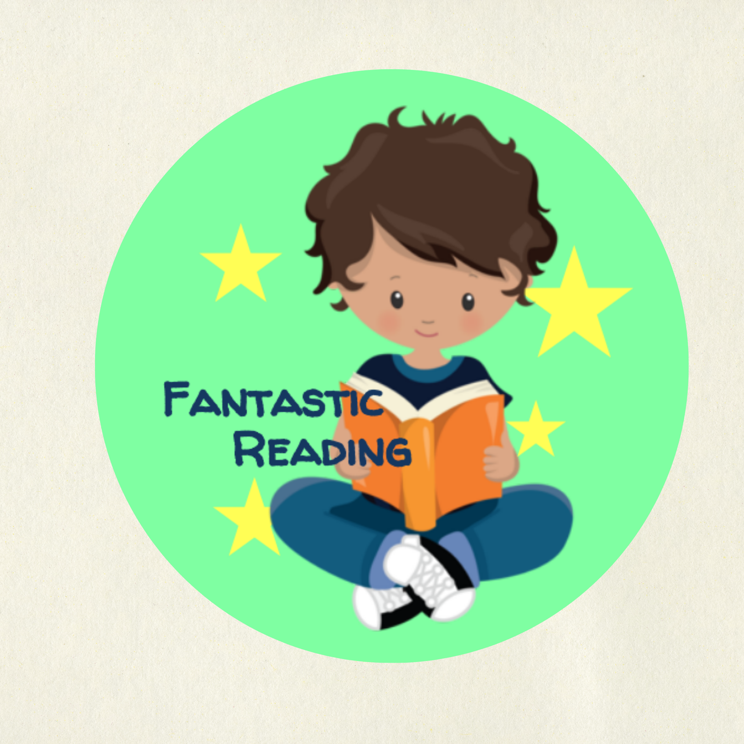 Vibrant Reading Stickers | Non-Personalised | Encouraging Reading